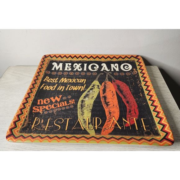 Certified International Tex Mex Mexicano Restaurante‎ Square Dinner Plate - Picture 2 of 5
